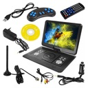 Портативный DVD-плеер, мобильное телевидение, DVBT2 HEVC, 16-дюймовый экран, USB SD