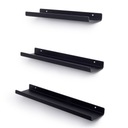 Полка металлическая Rapla 45 x 9,5 см черная