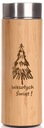 Бамбуковый термос в качестве рождественского подарка с гравировкой