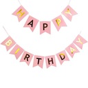 Баннер на день рождения с надписью С ДНЕМ РОЖДЕНИЯ, один год 1-99, подвесное украшение ДЛИННОЕ