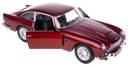 МОДЕЛЬ ASTON MARTIN DB5 BOND МЕТАЛЛ 1:38 KINSMART бордовый