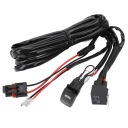 DC12V UTV MOULURE SWIETLNA LED FAISCEAU DE CÂBLES FILS 300W 14AWG 1 LEAD PRISE XVphoto 9