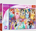 Puzzle Portréty Disney princezien 160 dielikov. Pohlavie dievčatá