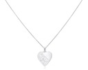 Strieborný náhrdelník s puzdrom na fotografie srdce + gravír pr.925 d.50 cm Kód výrobcu 213507;205182