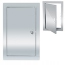 ОБЗОРНАЯ МЕТАЛЛИЧЕСКАЯ ДВЕРЬ С ЗАЩЕЛКОЙ 15х20см