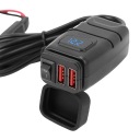 МОТОЦИКЛЕТНА ЗАРЯДНИЙ ПРИСТРІЙ USB ШВИДКІ ЗАРЯДКА 3.0 ПОДВІЙНА МОТОЦИКЛЕТНА UI  фото 9