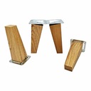 МЕБЕЛЬНЫЕ НОЖКИ МАСЛО-ВОСК ДУБ ТРАПЕЦЕВИДНЫЙ ПРОИЗВОДИТЕЛЬ H12