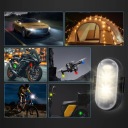 4X БЕЗПРОВОДНІ STROBOSKOPOWE LED (СВІТЛОДІОД) RGB СВІТЛА 8 КОЛЬОРІВ DO АВТО МОТОЦИКЛА  фото 10