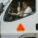 JAUNE TRIANGLE DE SIGNALISATION RÉFLÉCHISSANT VERS VOITURES 35CMphoto 13