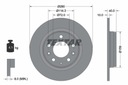 92125603 PRO TEX DISCO FRENOS MAZDA 6 1.8-2.3 02-05 PARTE TRASERA /T EXTAR/ 