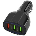 Автомобильное зарядное устройство 2xUSB 3.1A + USB QC3.0