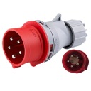 ВИЛКА ПИТАНИЯ ПОРТАТИВНАЯ ФАЗОВАЯ КРОССОВЕР 32А 5П IP44