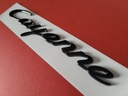 EMBLEMA INSCRIPCIÓN PARA PORSCHE CAYENNE BLACK GLOSSY 