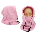 Kominiarka Balaclava Ciepła Czapka Balaklawa j.róż