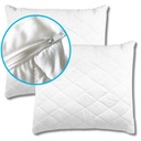 2 x КОМПЛЕКТ АНТИАЛЛЕРГИЧНЫХ ПОДУШЕК KARO 70х80, ТОЛСТЫЕ, СТЕГАНЫЕ, НА МОЛНИИ