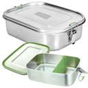 Стальной ланчбокс, контейнер для еды 1,1л.