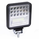 126W FARO EN FUNCIONAMIENTO DIODO LUMINOSO LED PANEL HALÓGENO 12V 24V CREE 