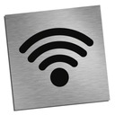 Знак Wi-Fi, сеть, пиктограмма, бейдж, 8х8см