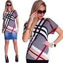 MODNA BLUZKA KOSZULKA OMBRE CIENIOWANA ADDAMS 667