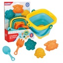 НАБОР ПЕСОЧНИЦЫ, ВЕДРО, ЛОПАТА, РАББЫ, ФОРМЫ, 6 шт. ВУПИ