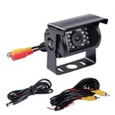 CÁMARA RETROVISOR NOC 18 DIOD IR BUS TIR 12V/24V + CABLE 6M 