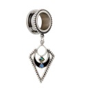 Длинный декоративный туннель - ПИРСИНГ - 16 мм