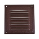 ВЕНТИЛЯЦИОННАЯ РЕШЕТКА 17x17 ДЫМОХОД 8017 MATT BROWN
