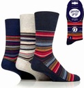 Pánske bavlnené ponožky Gentle Grip CABANA zdravotný lem 3 páry