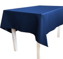 Obrus gładki mat granatowy 140x380