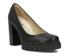 Женская кожаная обувь на высоком каблуке FILIPPO 6096 Туфли без шнуровки Черный 36