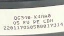 HYUNDAI KONA I ЕЛЕКТРИЧНИЙ РЕСТАЙЛ 20- ГНІЗДО LADOWANIA КРИШКА 86340-K4AA0 НОВЕ  (18819863539) фото min 7