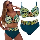 STRÓJ KĄPIELOWY DWUCZĘŚCIOWY WYSOKI STAN USZTYWNIANY KOSTIUM DAMSKI ROZ 70G