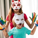 6 шт. Белая бумага Cat Mask CAT для рисования своими руками