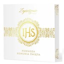 IHS ПРИГЛАШЕНИЕ ЗОЛОТО 14X14 СМ 1 ШТ.