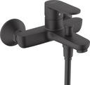 НАСТЕННЫЙ МАТОВЫЙ ЧЕРНЫЙ СМЕСИТЕЛЬ ДЛЯ ВАННЫ HANSGROHE VERNI