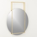 ЛОГАН КРУГЛОЕ ЗЕРКАЛО 80 см НАСТЕННАЯ РАМА ЛОФТ РАЗНЫЕ ЦВЕТА ГОСТИНАЯ