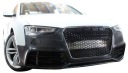 БАМПЕР ПЕРЕДНІЙ + РЕШІТКА ЧОРНИЙ AUDI A5 8T 13-16 RS5 СТИЛЬ  (18393487047) фото min 10