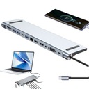 АДАПТЕР-ХАБ ДОК-СТАНЦИИ Type-C 12in1 HDMI 4K USB 3.0 VGA PD SD/TF