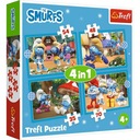4in1 Vuzzle Village Smurfs Trefl