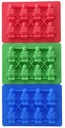 Silikónová forma LUDIA LEGO 4 cm ľudia Šírka produktu 11 cm