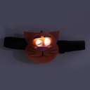 Детский налобный фонарь в форме кота 2 режима