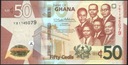 $ Ghana 50 CEDIS P-49a UNC 2019 Kraj Ghana