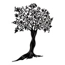 Ажурная картина Настенное украшение 3D Панно «Дерево»