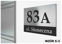 Табличка АДРЕСНАЯ ДОСКА АЛЮМИНИЕВАЯ НОМЕР ДОМА 20х30.