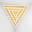 2szt Pułapki Basowe Kątowa Triangle SCIFI-F | Biały-Żółty