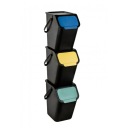 Набор из 3 контейнеров для сортировки мусора