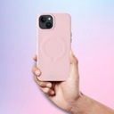 Futerał ROAR Leather Mag Case kompatybilny z MagSafe do iPhone 15 Pro Max R Kolor różowy