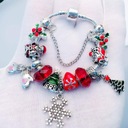 Rukavice z vianočnej série dámsky prívesok Pand0ra-style Bracelet Kameň Kubické zirkóny