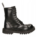 BUTY MĘSKIE SKÓRZANE GLANY WYSOKIE STEELNOSE 10-DZIUR R 45 MEDARD