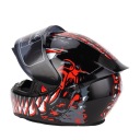 HELM ВЕЛОСИПЕДНИЙ HELM МОТОЦИКЛЕТНИЙ ЦІЛИЙ ЛИЦЯ ДЛЯ MEZCZYZN KOBIETY 9F  (17764720114) фото min 6